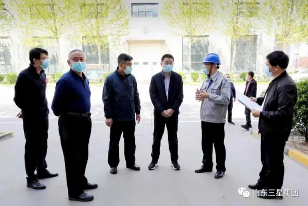 鄒平市委常委、宣傳部長，副市長商獻(xiàn)文來山東三星集團(tuán)調(diào)研